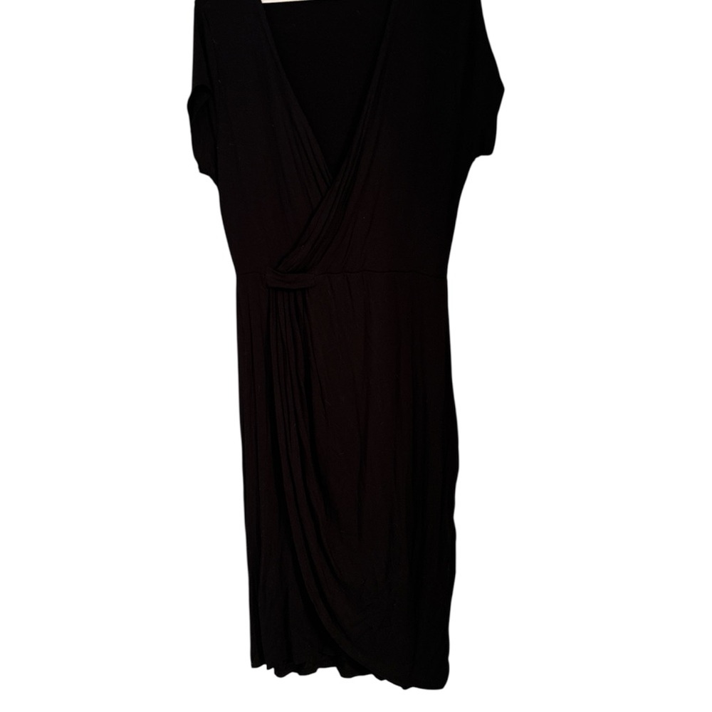 Elegant Black Wrap Dress